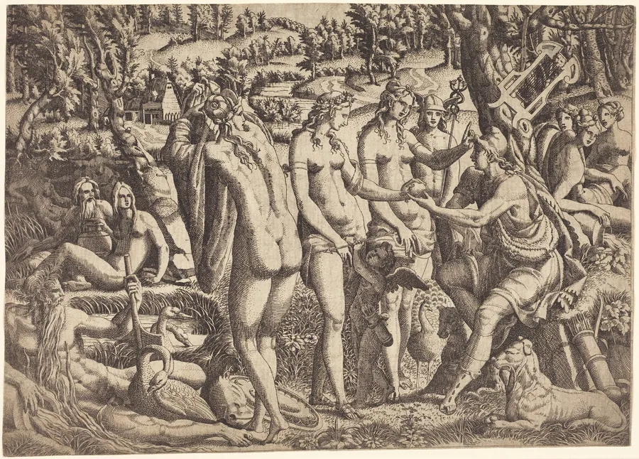 The Judgment of Paris by Jean Mignon