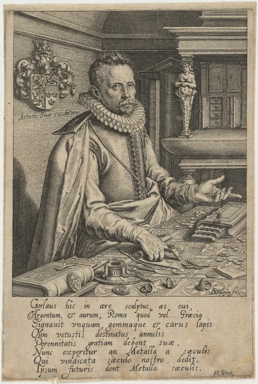 Abraham Gorlaeus by Jacques de Gheyn II