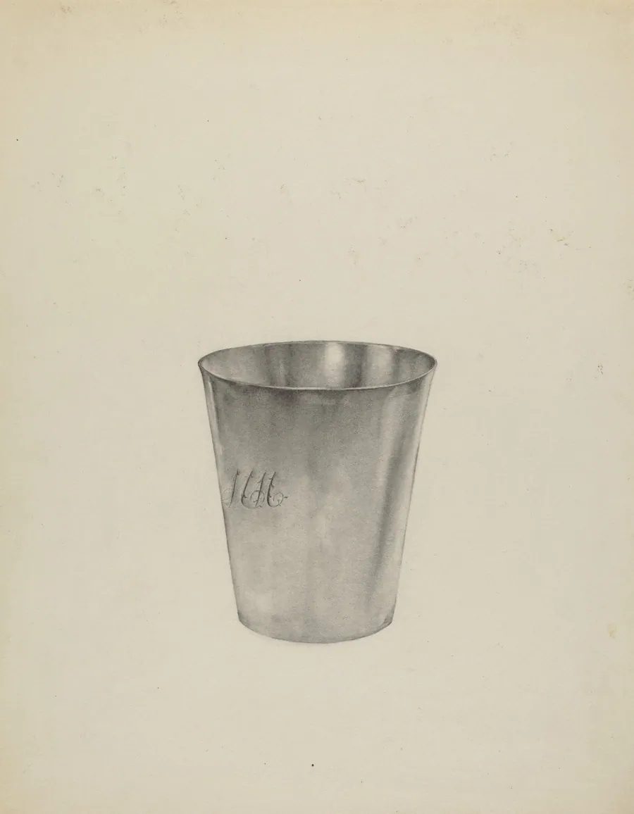 Silver Beaker by Helen Alpiner Blumenstiel