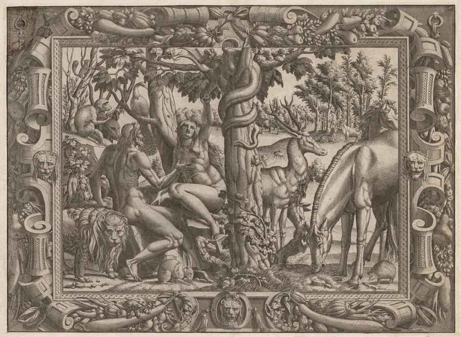 The Temptation of Eve by Jean Mignon