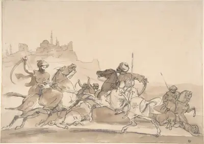 Combat of Oriental Horsemen