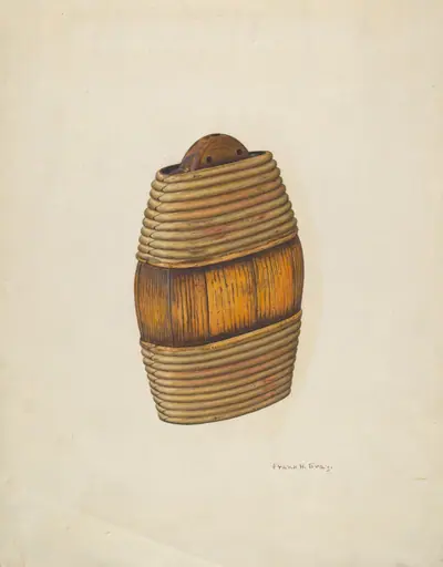 Willow-Bound Flask