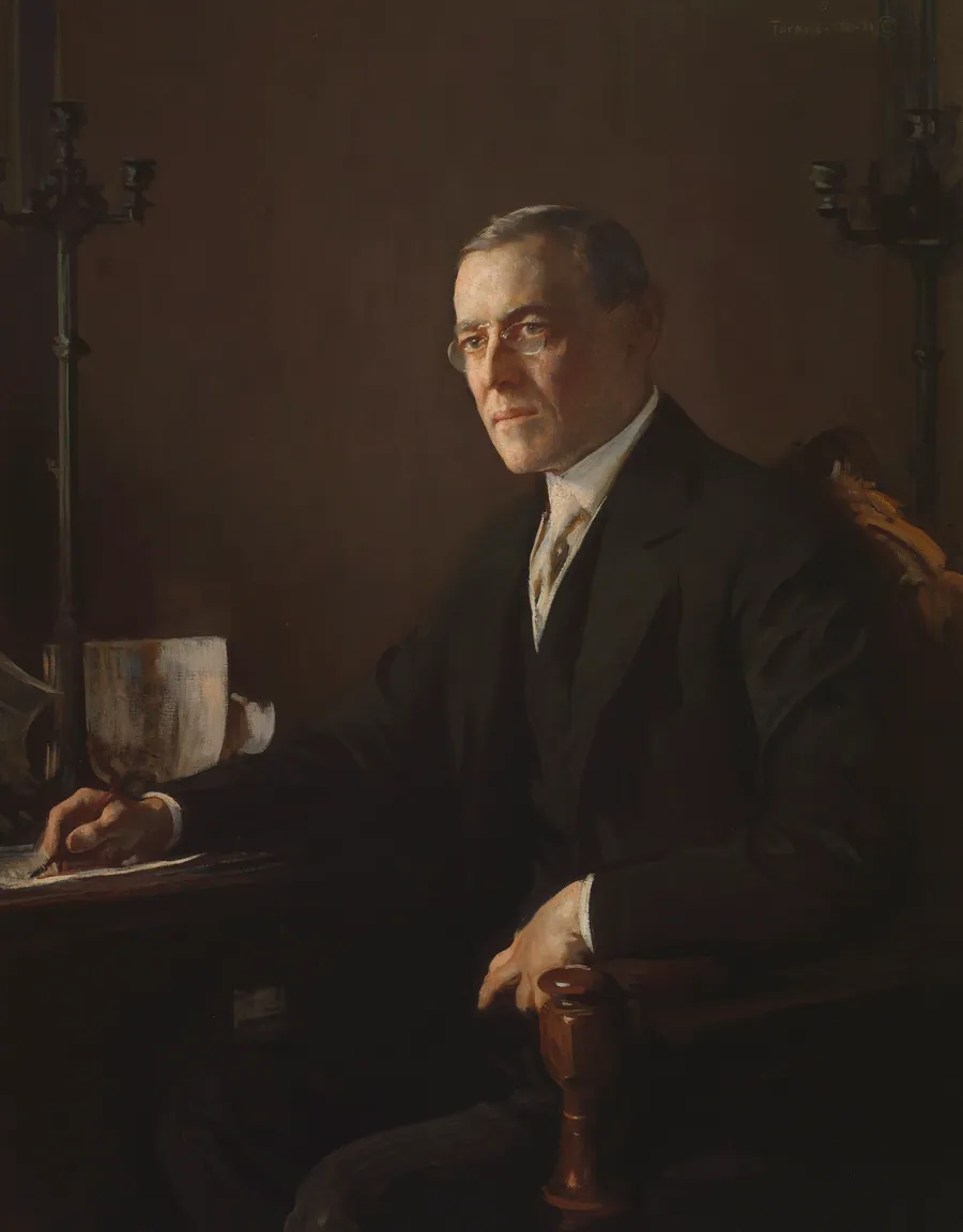 Woodrow Wilson by Edmund Charles Tarbell, 26 Apr 1862 - 1 Aug 1938