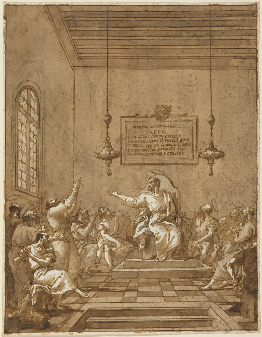 The Apostles' Creed by Giovanni Domenico Tiepolo