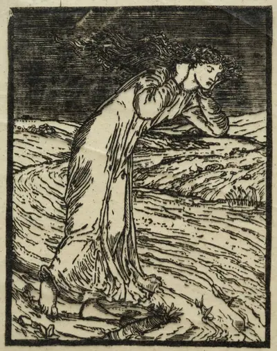 Psyche Throwing Herself into the River