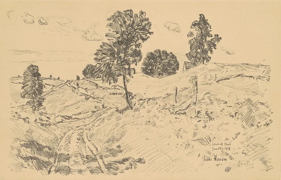 Landscape, Land of Nod by Childe Hassam