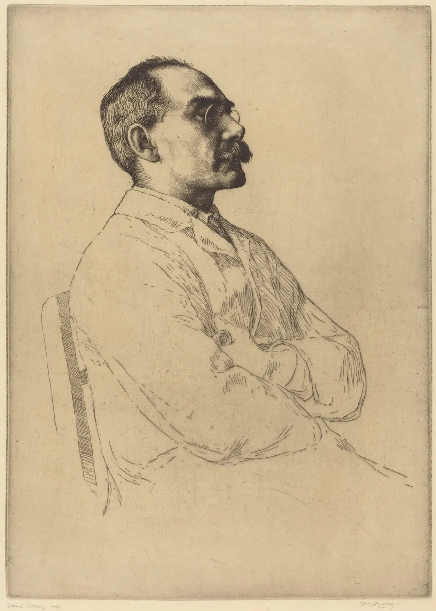 Rudyard Kipling by William Strang