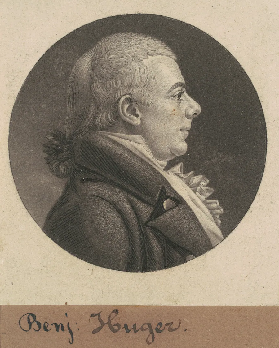 Benjamin Huger by Charles B. J. Févret de Saint-Mémin