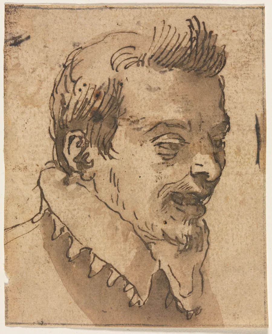 Head of a Man by Annibale Carracci