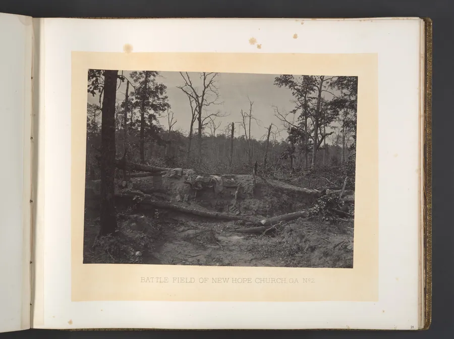 Battle Field of New Hope Church, Georgia No. 2 by George N. Barnard