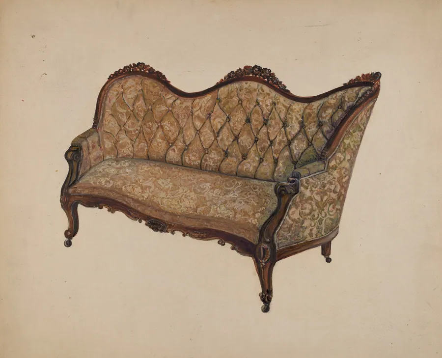 Settee - Sofa by Edna Crenshaw Rex