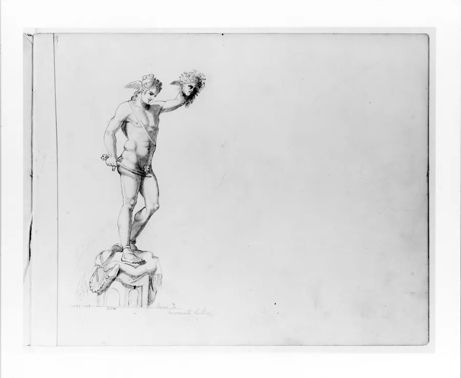 Perseus (from Sketchbook) by John Quincy Adams Ward
