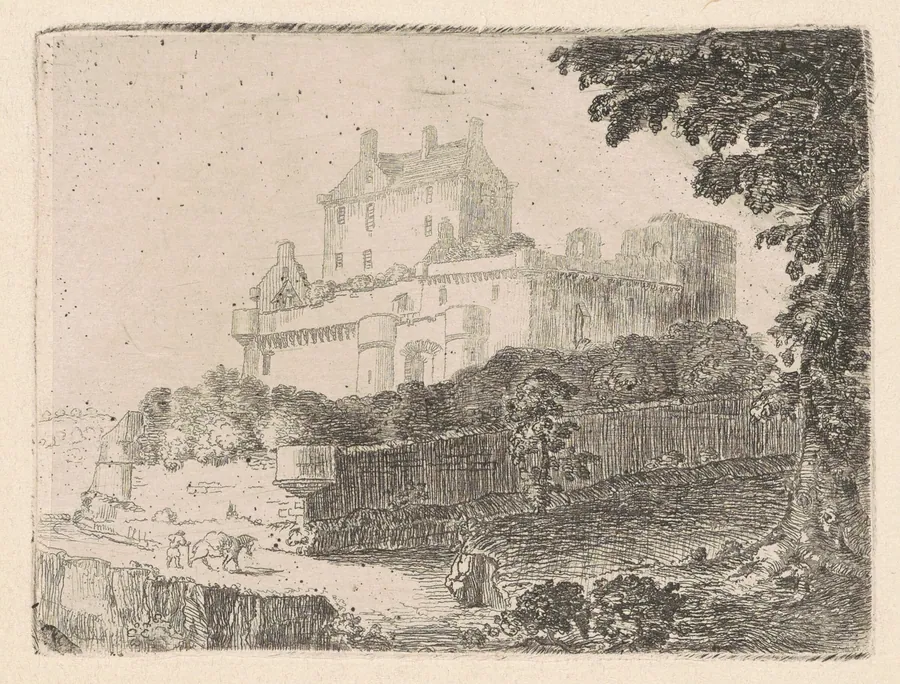Dalhousie Castle I by John Clerk, of Eldin