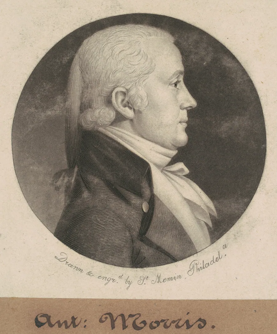 Anthony Morris by Charles B. J. Févret de Saint-Mémin