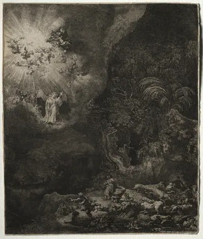 The Angel Appearing to the Shepherds