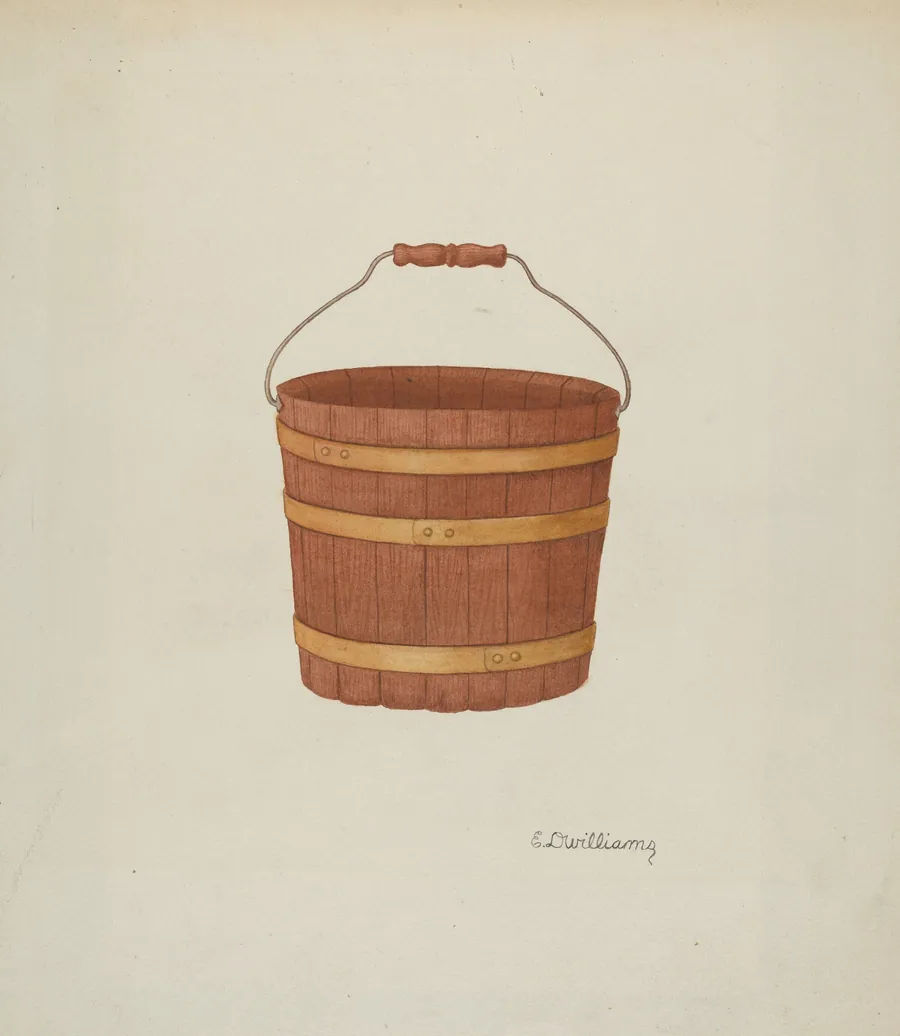Shaker Cedar Basket by Edward D. Williams