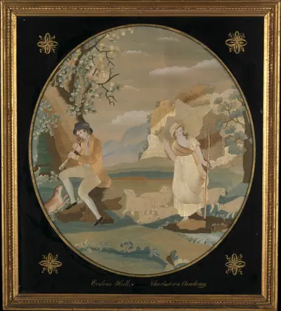 The Shepherdess of the Alps