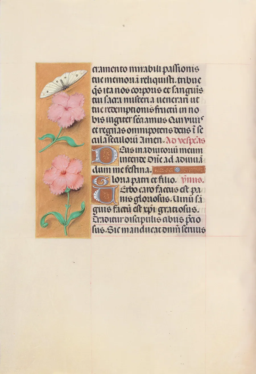 Hours of Queen Isabella the Catholic, Queen of Spain:  Fol. 47v by Master of the First Prayerbook of Maximillian