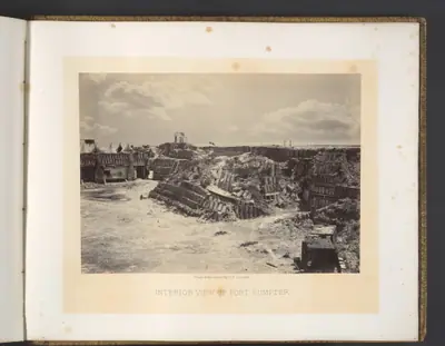 Interior View of Fort Sumpter