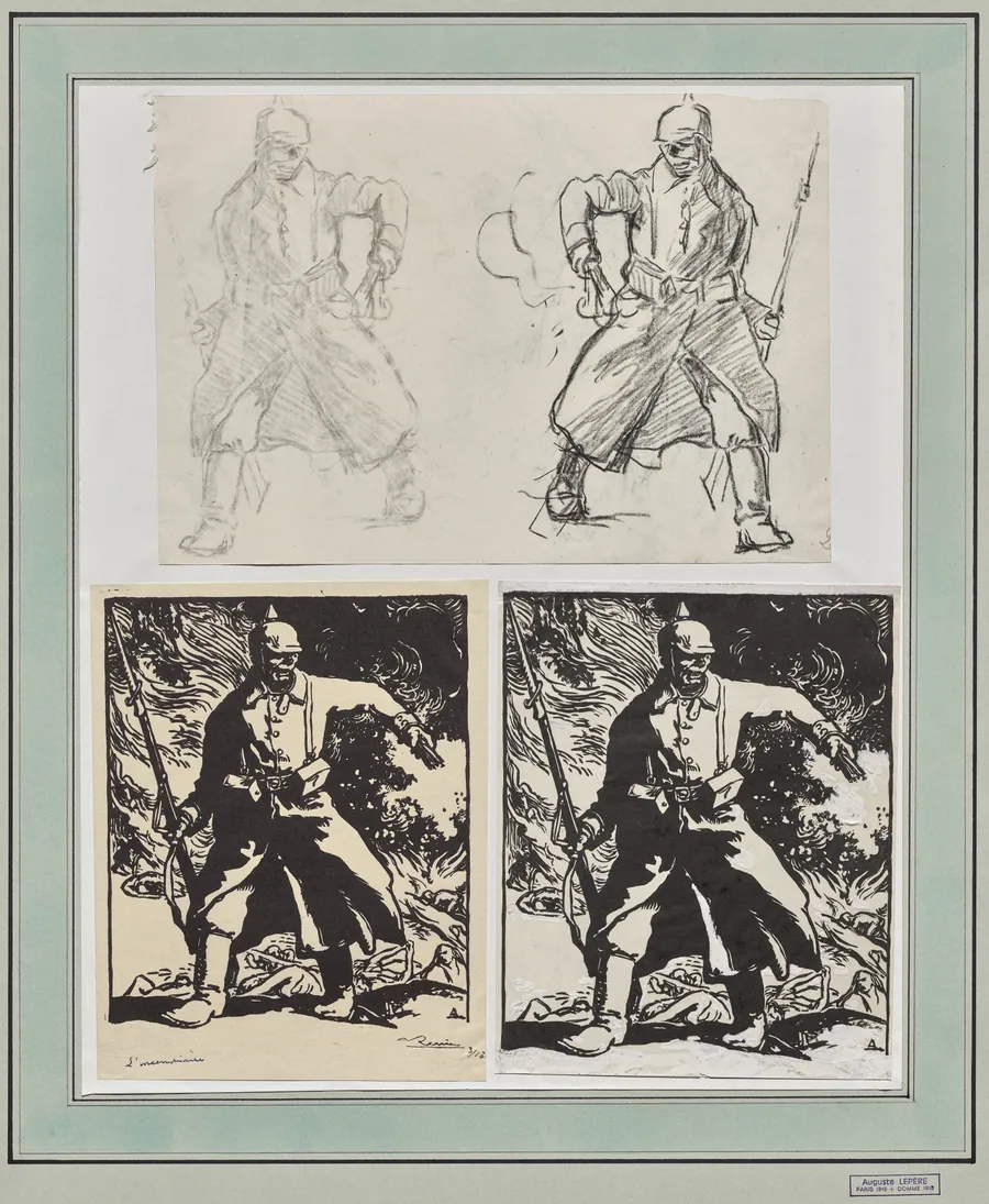 L'Incendiare by Auguste Louis Lepère