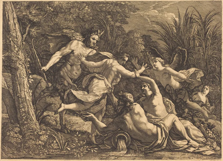 Pan and Syrinx by Michel Dorigny