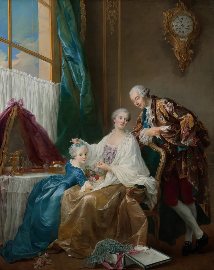 Family Portrait by François-Hubert Drouais
