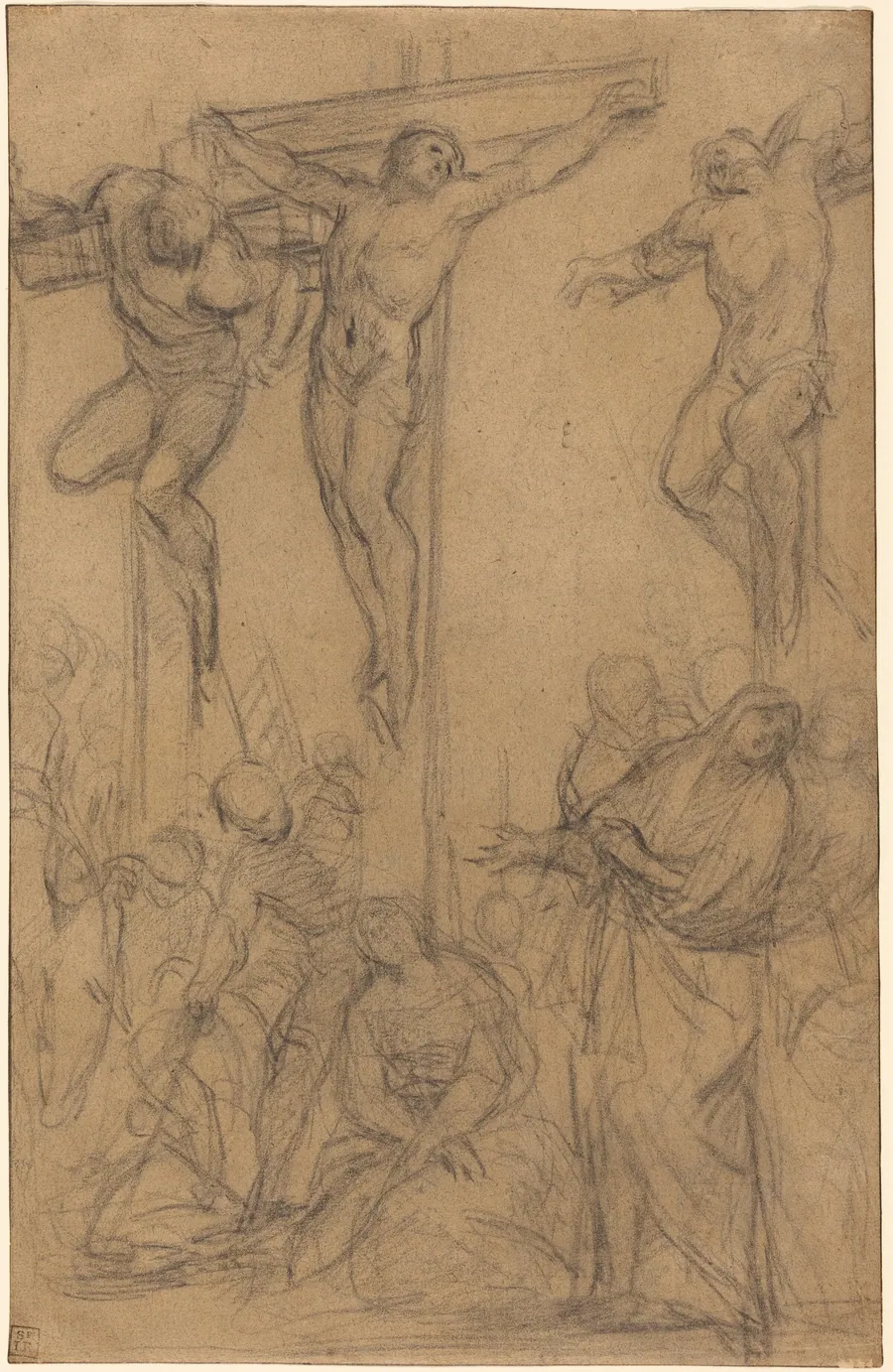 The Crucifixion by Giovanni Battista Naldini