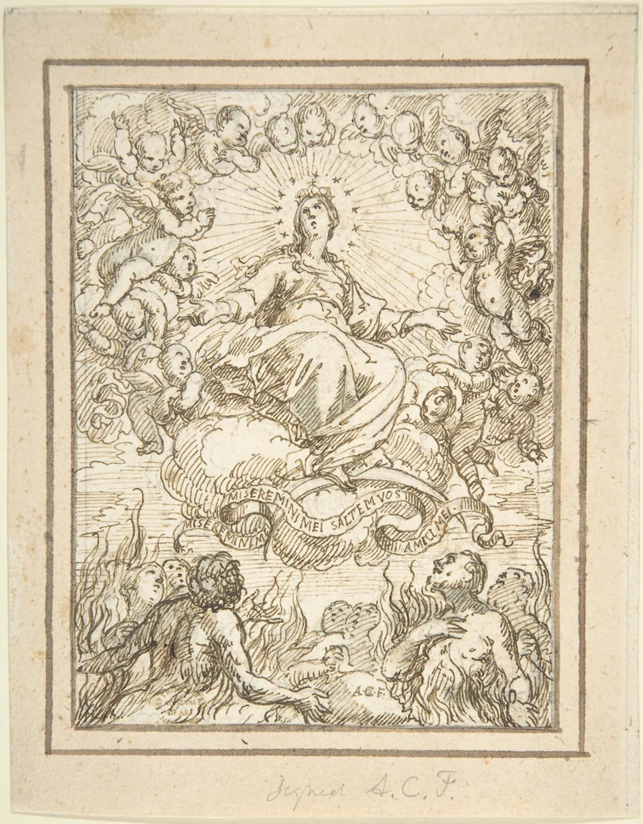 Virgin Interceding for Those in Purgatory by Alonso Cano