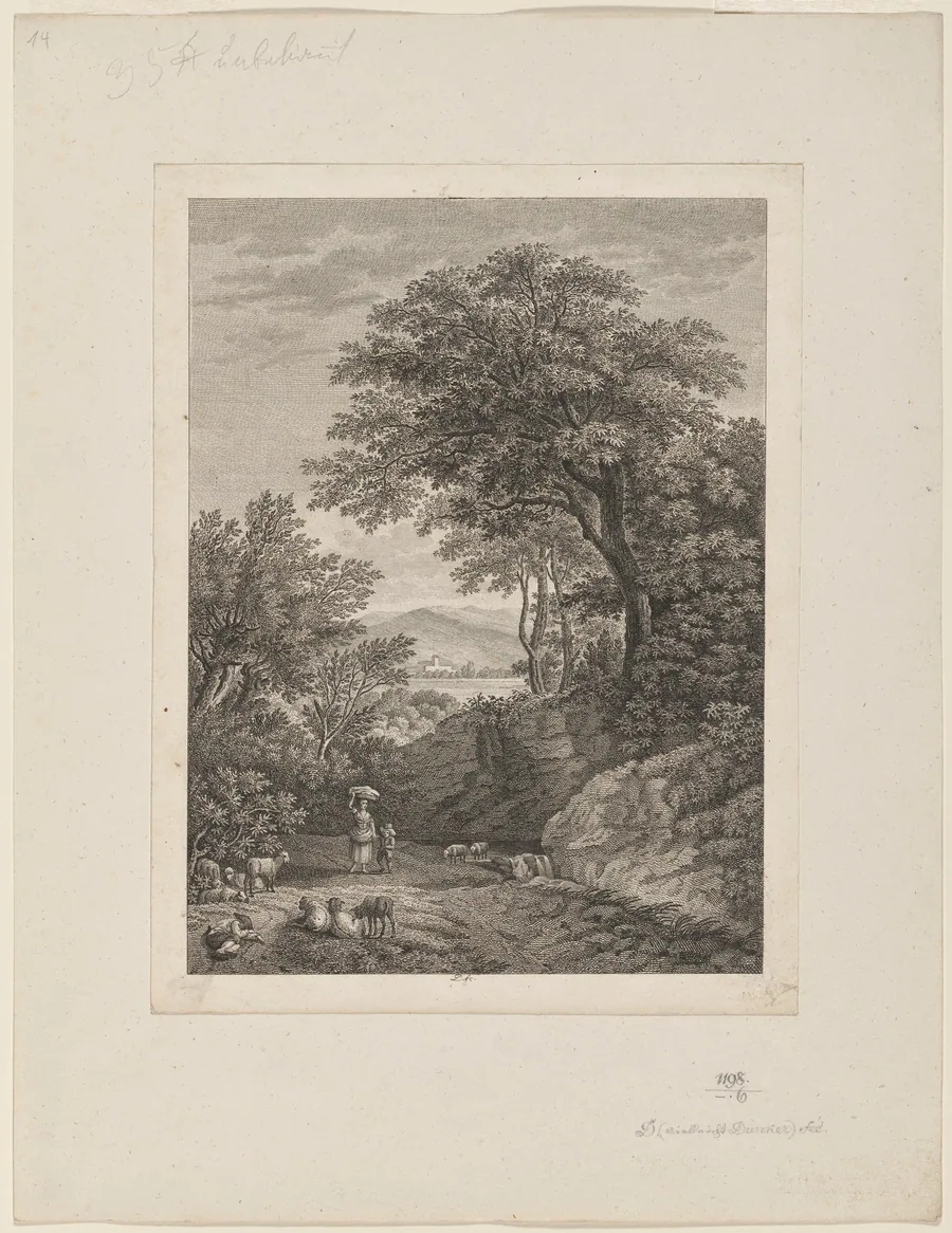 Landscape with Shepherds by Monogrammist D