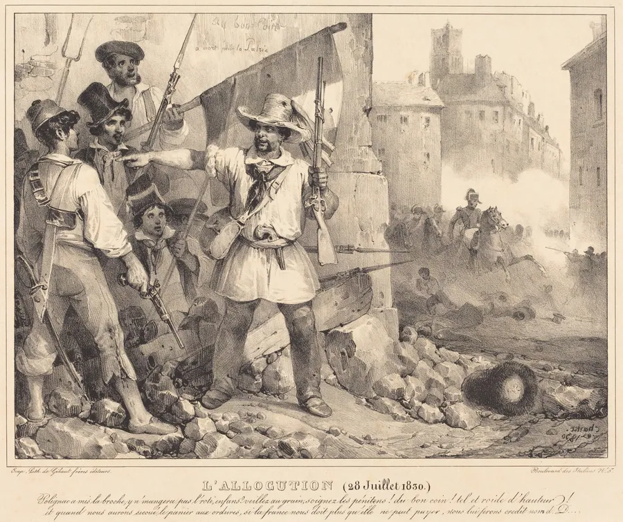 L'Allocution, 20 juillet, 1830 by Nicolas-Toussaint Charlet