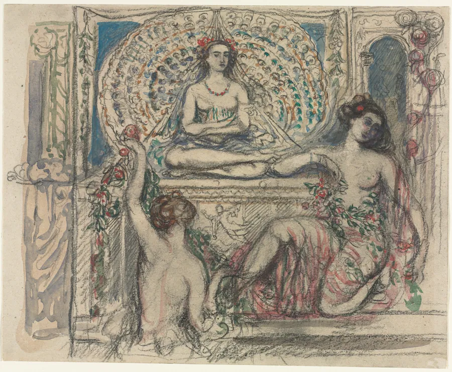The Throne of the Peacock by Charles Conder
