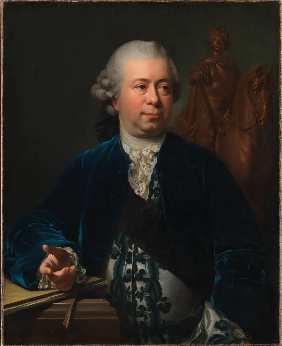 Billedhuggeren Jacques-François-Joseph Saly by Jens Juel