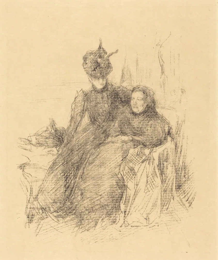 Mother and Daughter by James McNeill Whistler