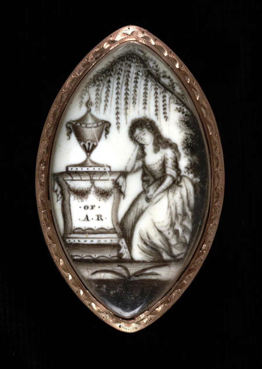 Mourning Locket for A. R. by Unidentified