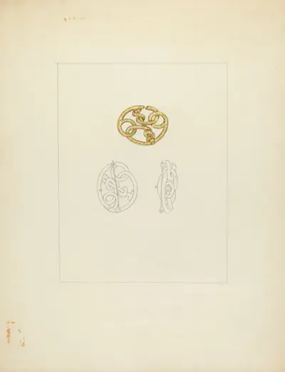 Gold Brooch