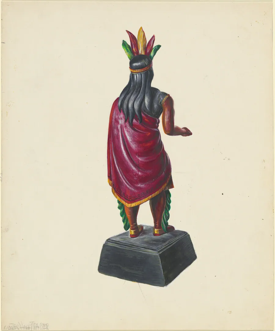 Cigar Store Indian by Walter Hochstrasser