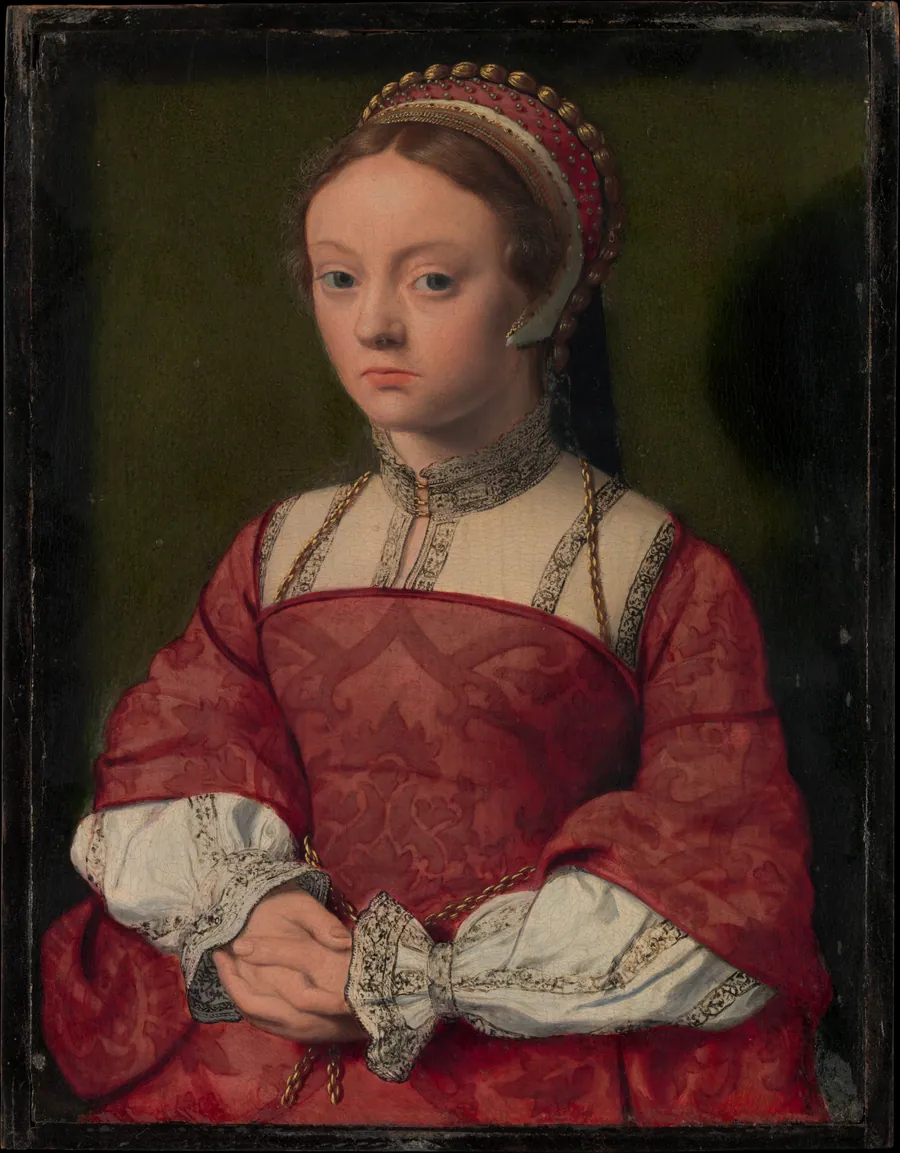 Portrait of a Young Woman by Netherlandish Painter