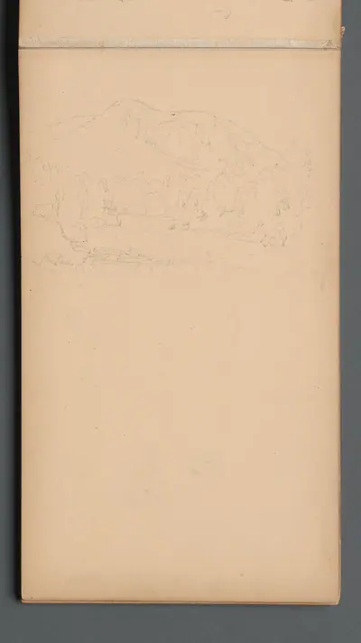 Sketchbook, page 08: Carter Mountian (?)