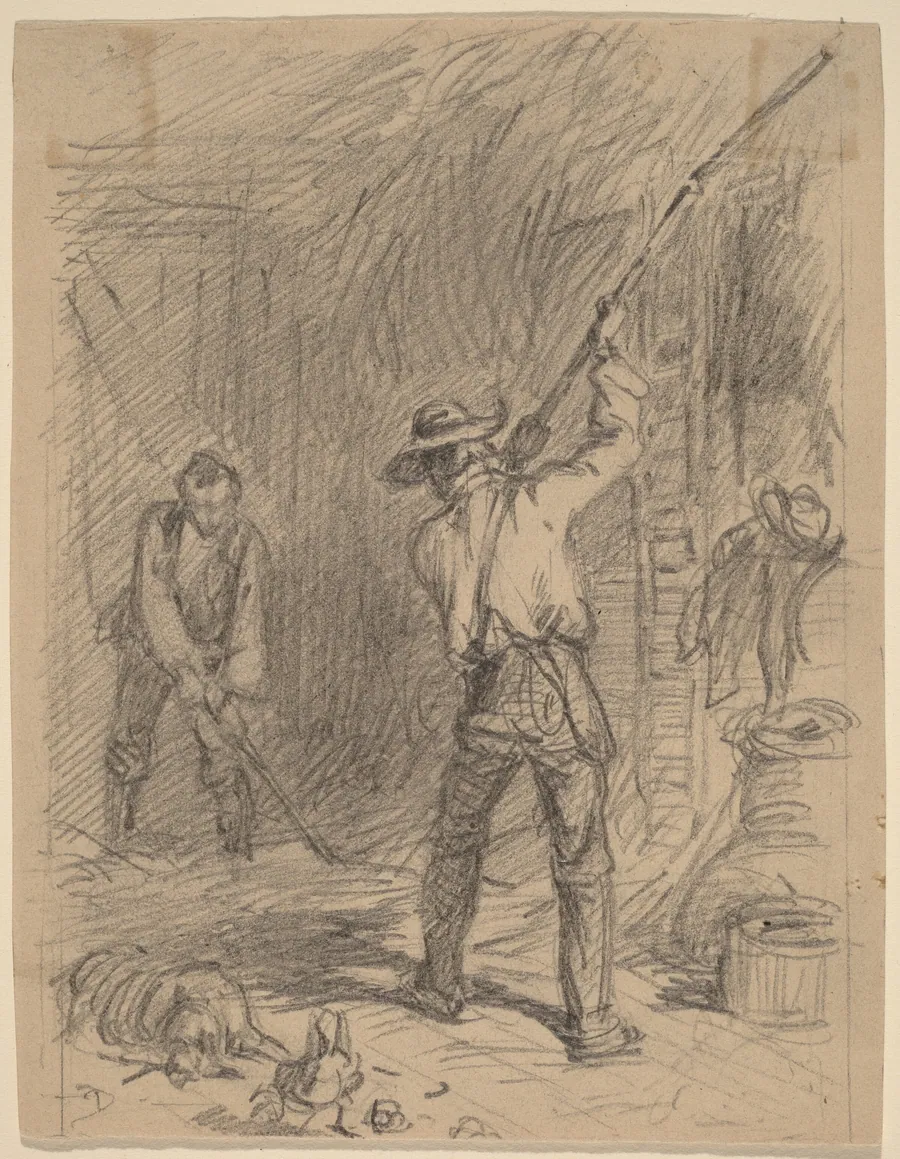 Man Flailing by Felix Octavius Carr Darley