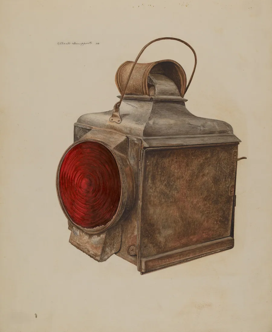 Railway Lantern by Albert Geuppert
