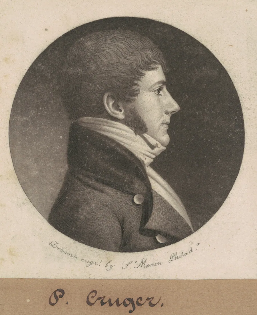 Bertram Peter Cruger by Charles B. J. Févret de Saint-Mémin