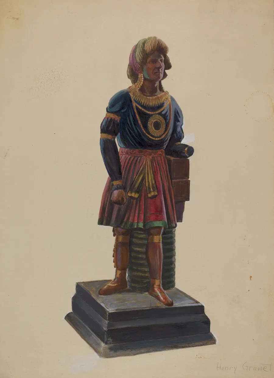 Cigar Store Indian by Henry Granet