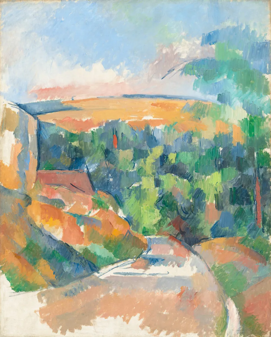 The Bend in the Road by Paul Cezanne