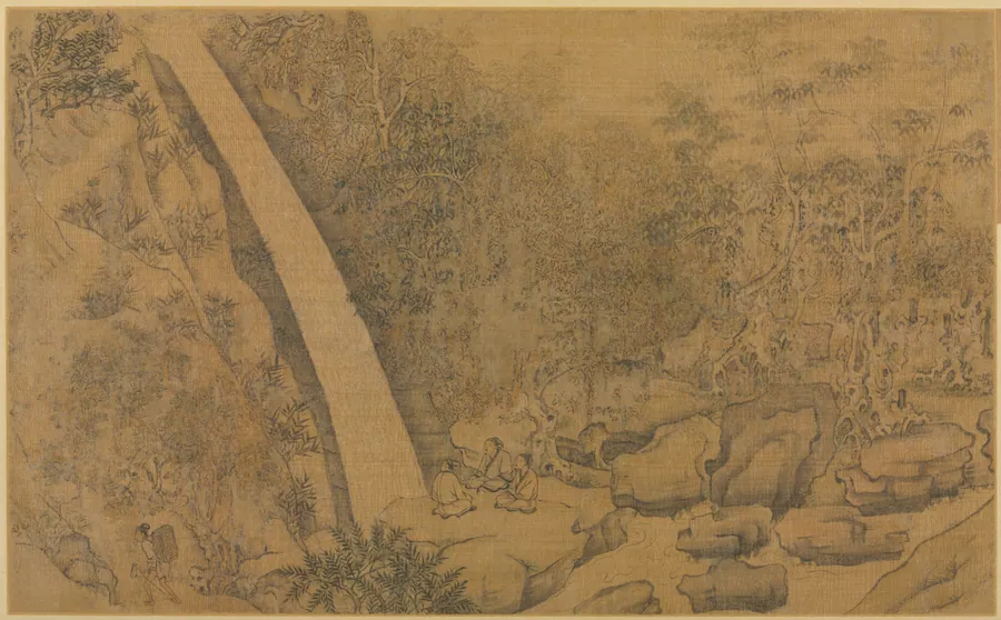 Dwelling in the Longmian ("Sleeping Dragon") Mountains by Li Gonglin
