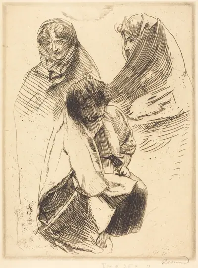 Three Veiled Women (Trois femmes voilées)