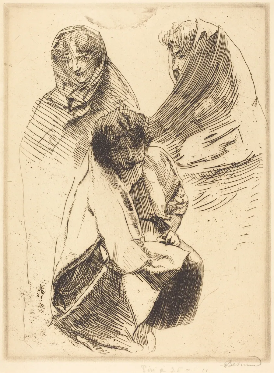 Three Veiled Women (Trois femmes voilées) by Albert Besnard