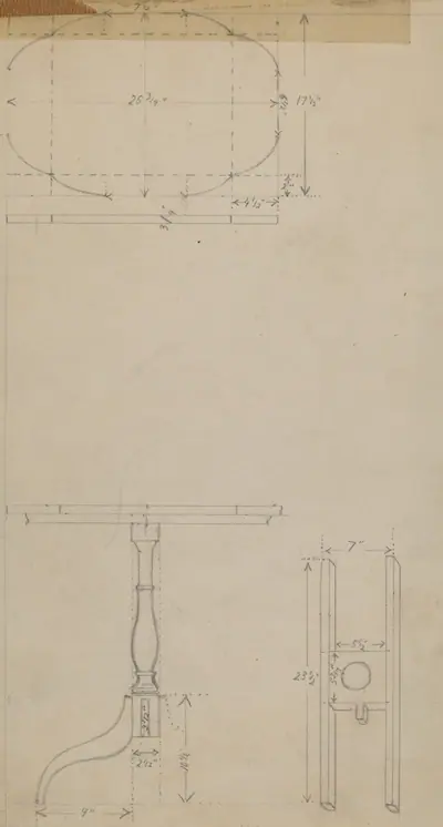 Drawing of Table