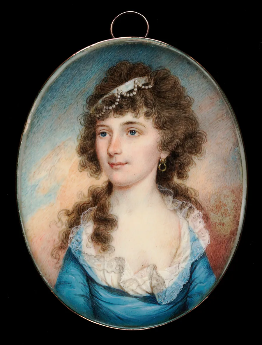 Mrs. John McCluney by James Peale, born Chestertown, MD 1749-died Philadelphia, PA 1831
