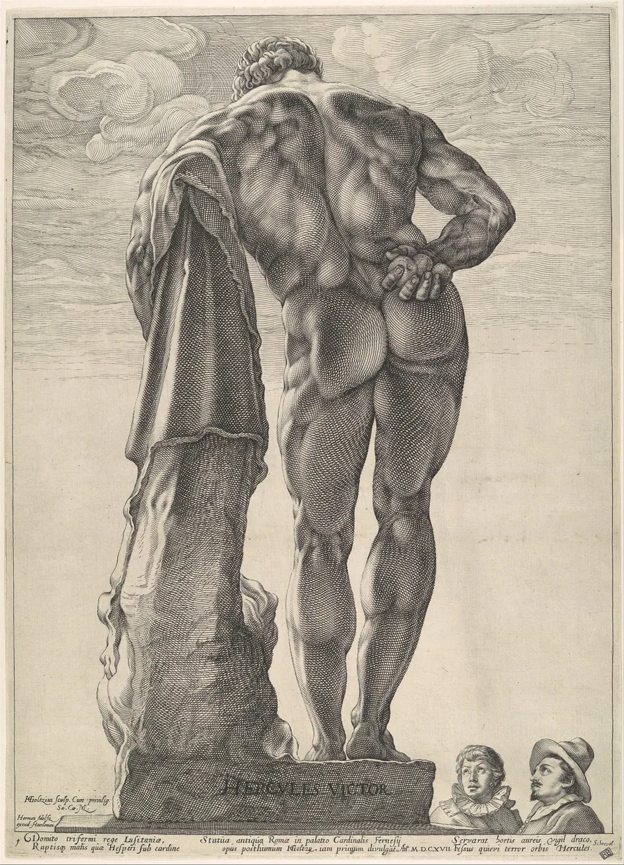 Farnese Hercules by Hendrick Goltzius
