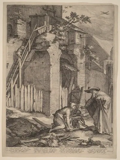 The Prophet Elijah with the Widow of Zarephath